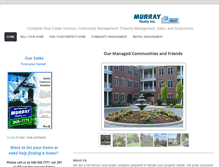 Tablet Screenshot of murrayrealty.com